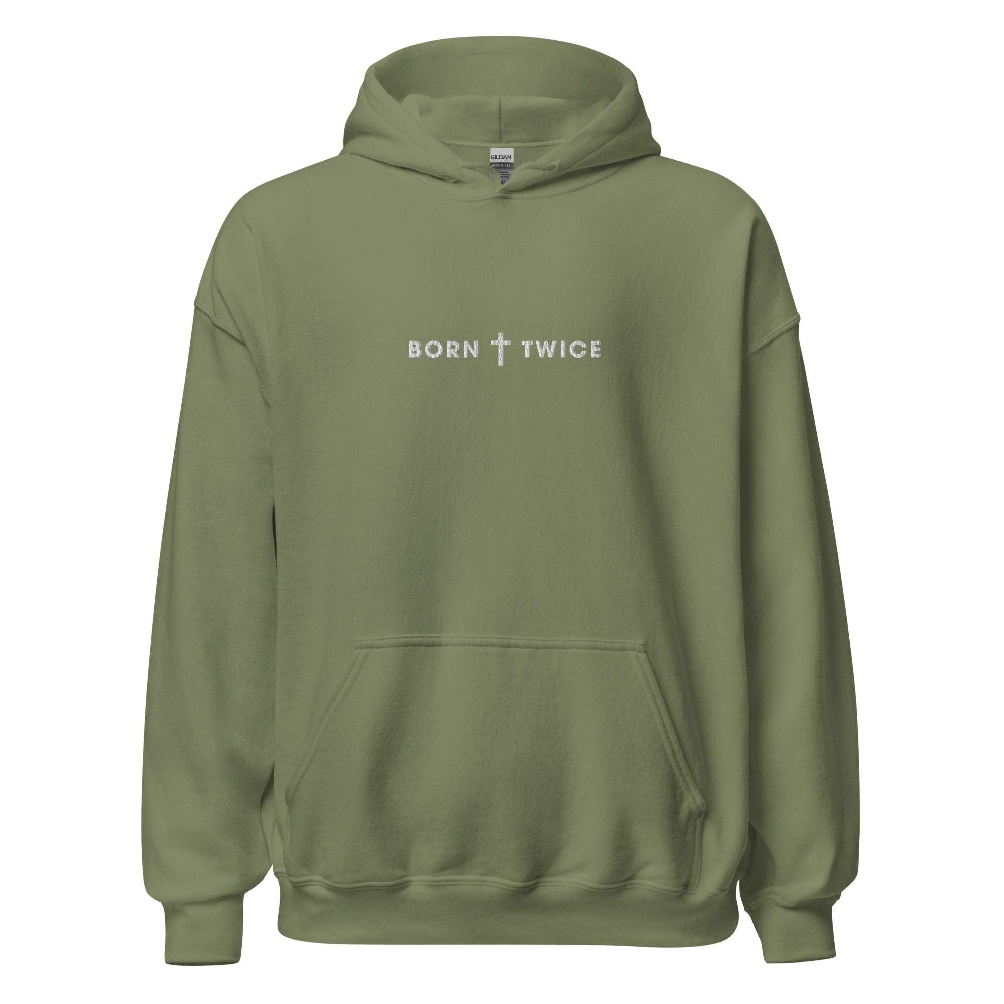 Born Twice Embroidered Hoodie