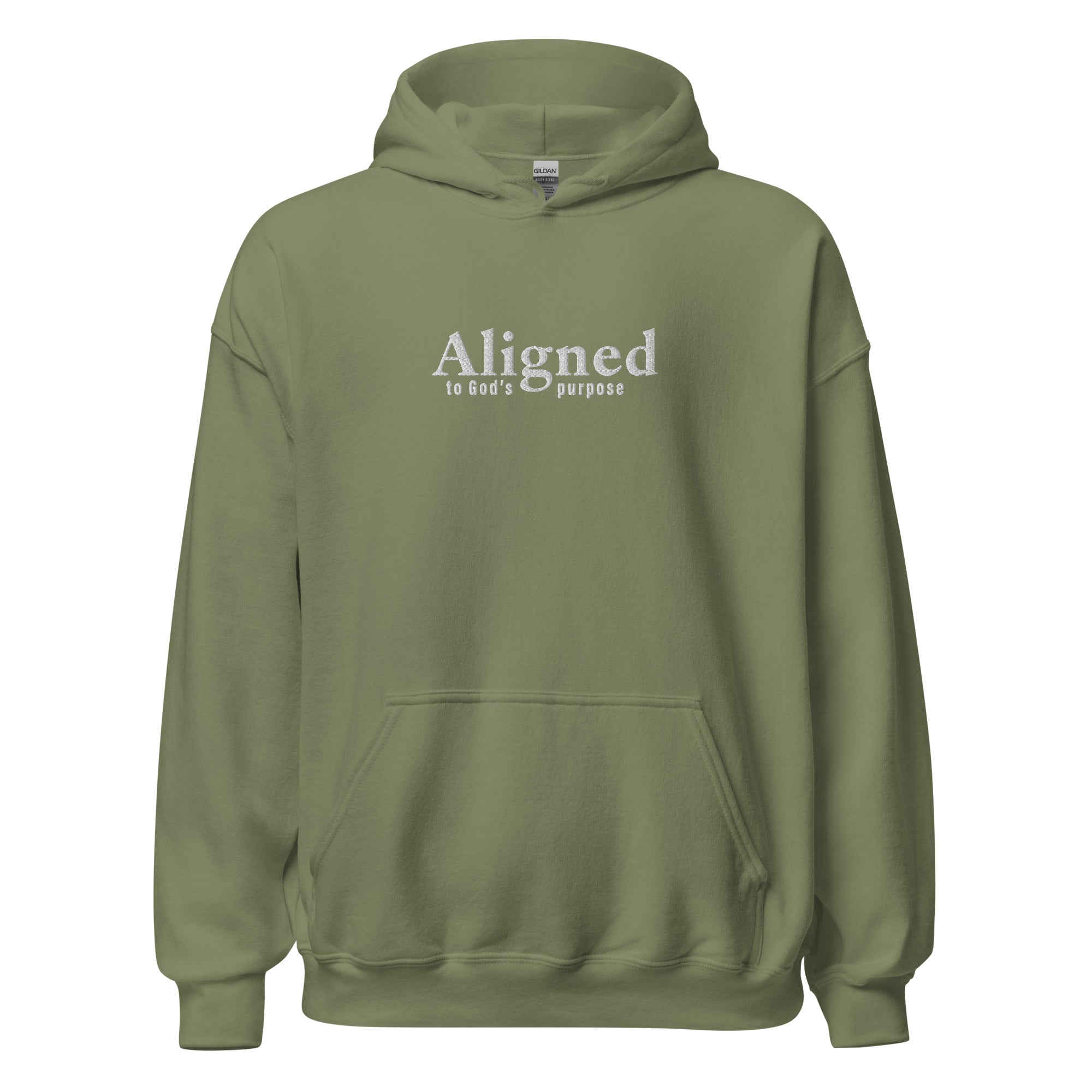 Aligned (to God's Purpose) Embroidered Hoodie