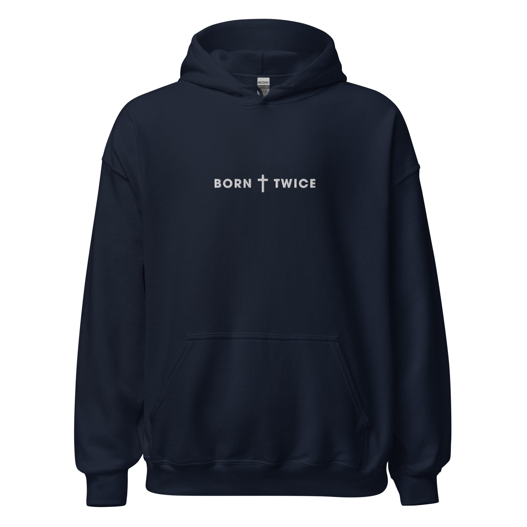 Born Twice Embroidered Hoodie