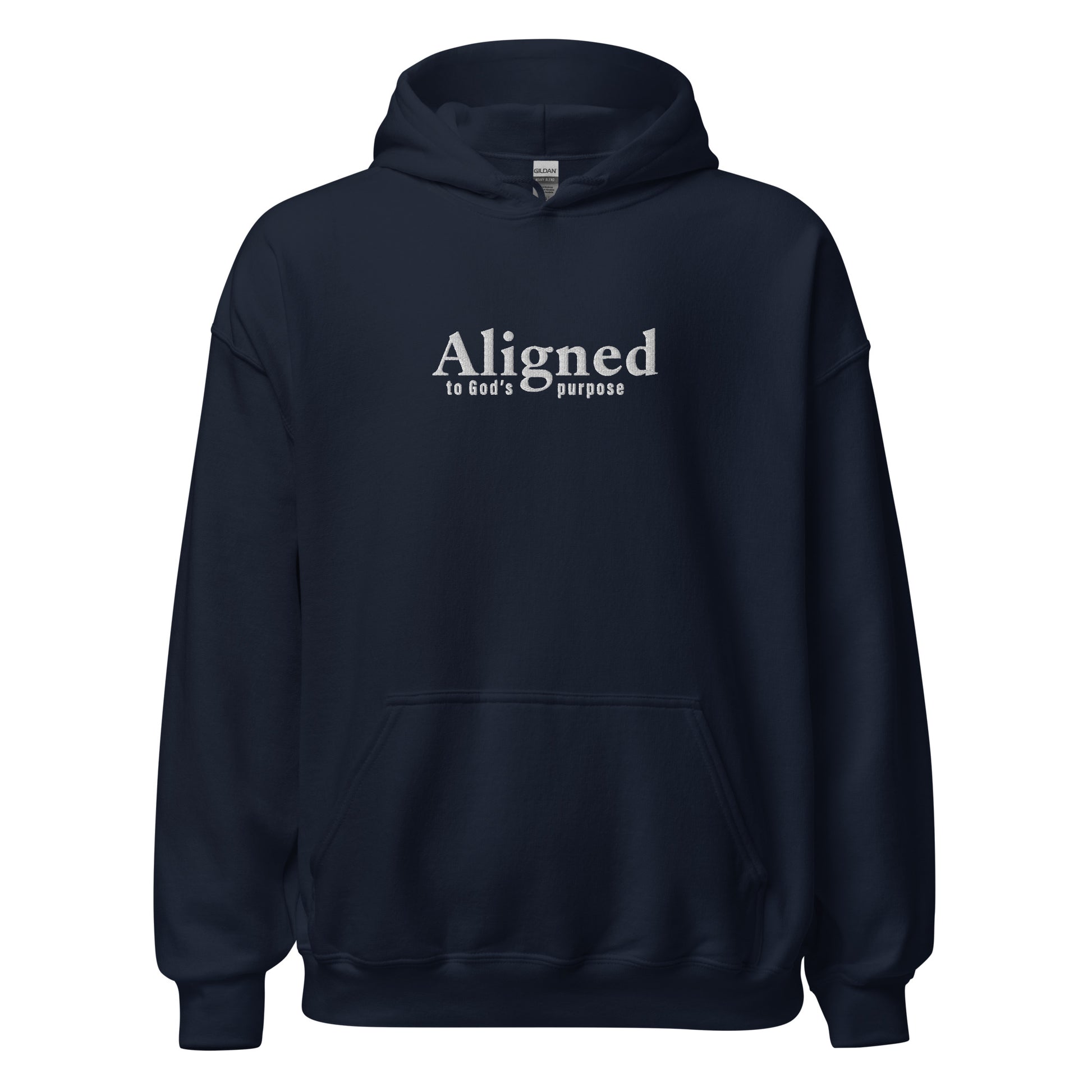 Aligned (to God's Purpose) Embroidered Hoodie