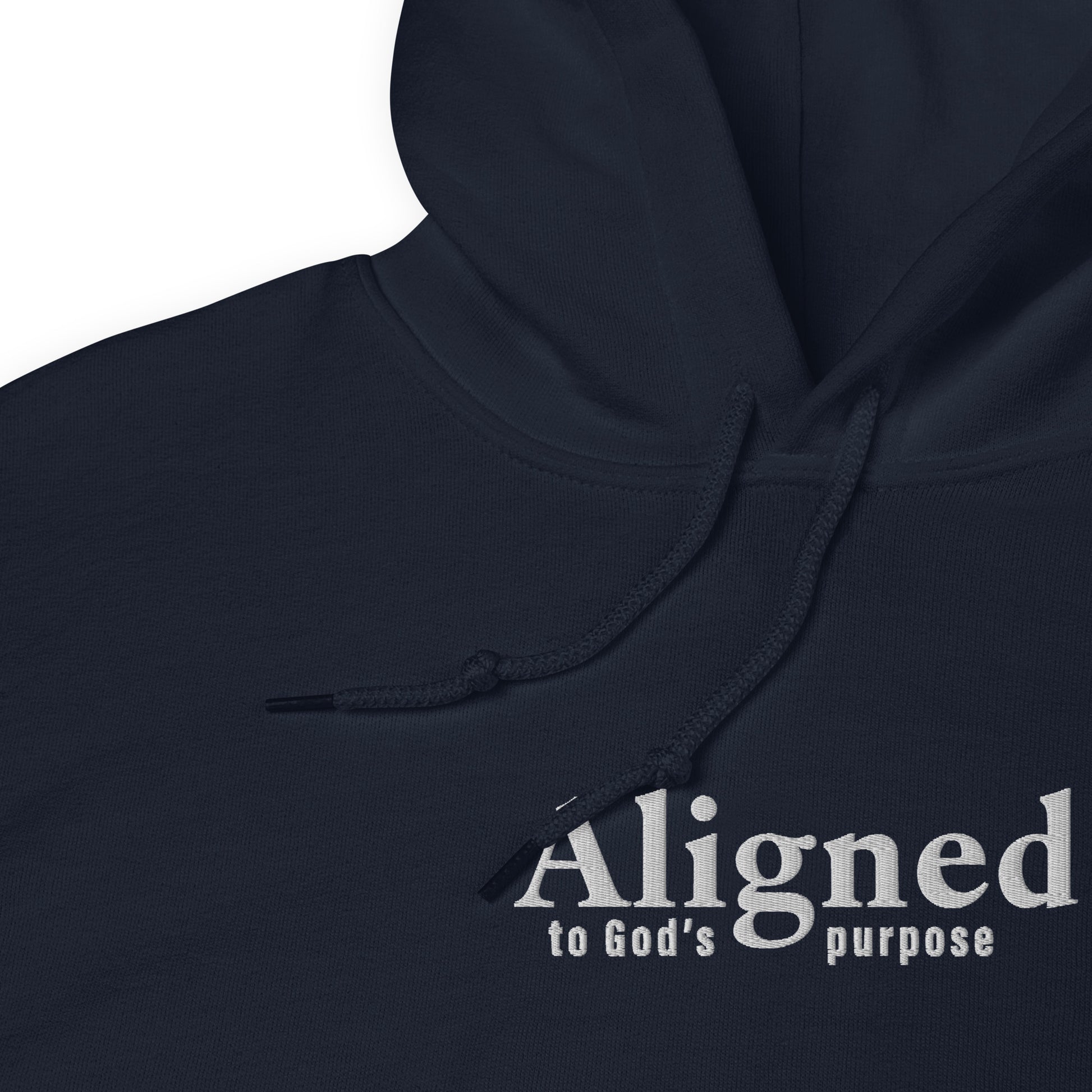 Aligned (to God's Purpose) Embroidered Hoodie