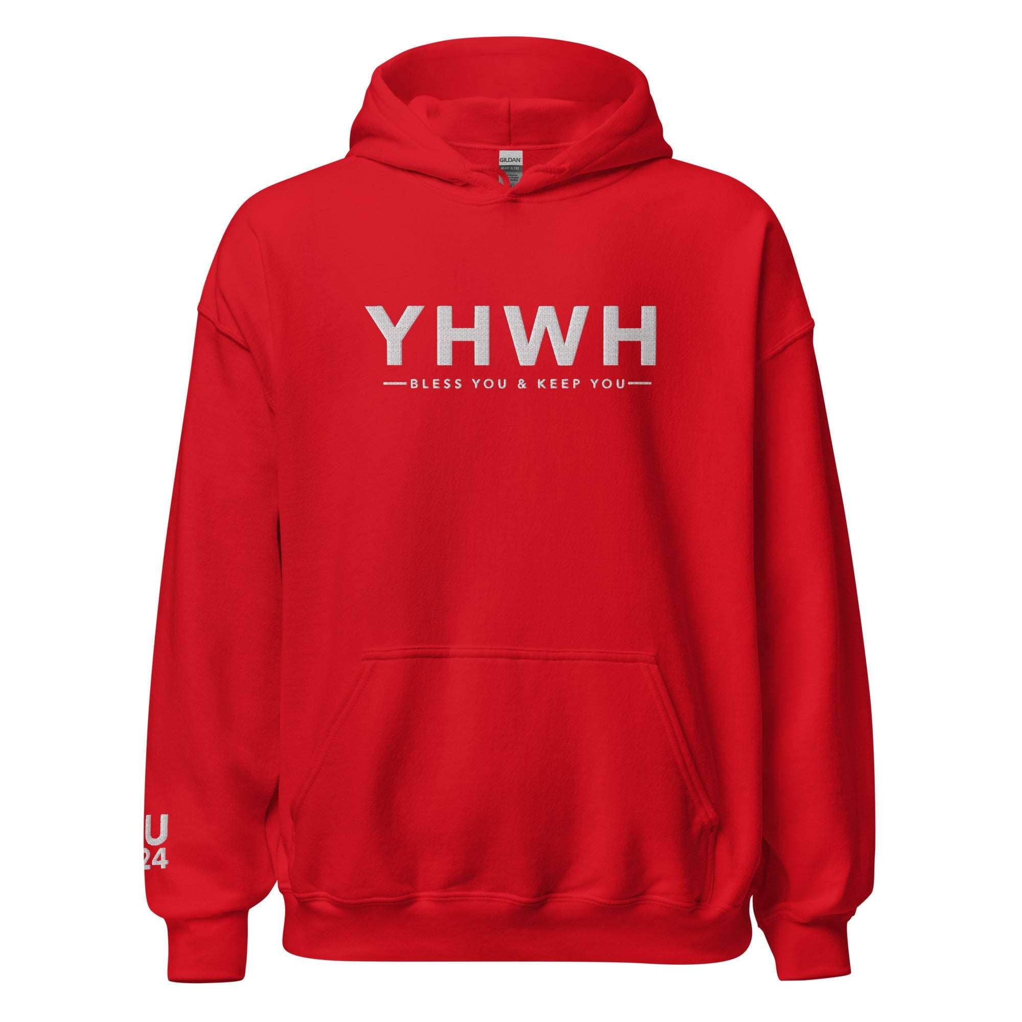 YHWH Bless You and Keep You Embroidered Hoodie