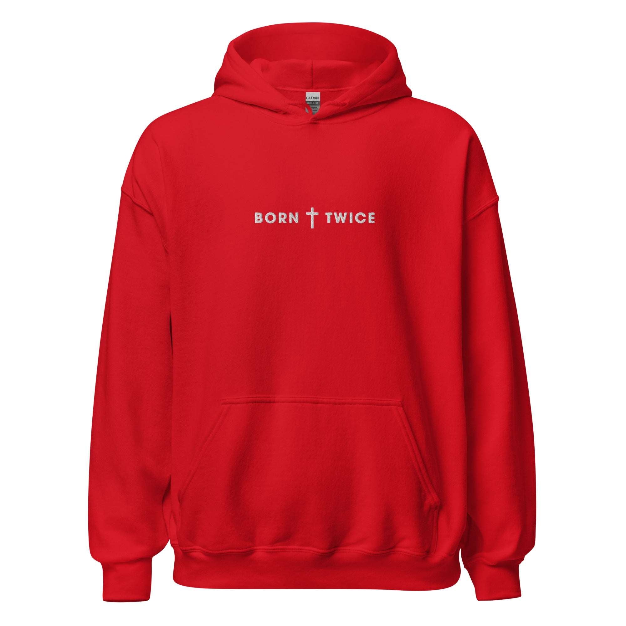 Born Twice Embroidered Hoodie