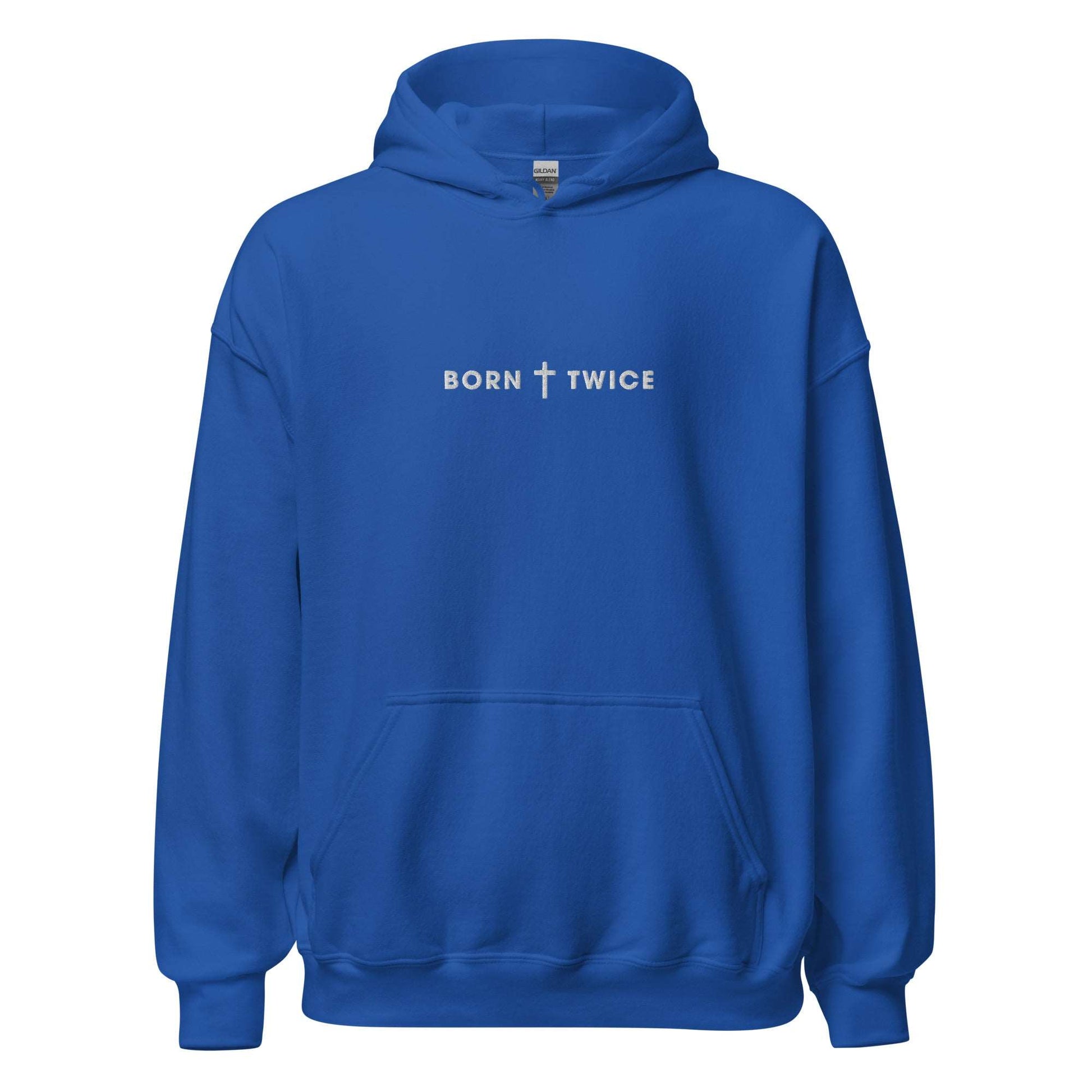 Born Twice Embroidered Hoodie