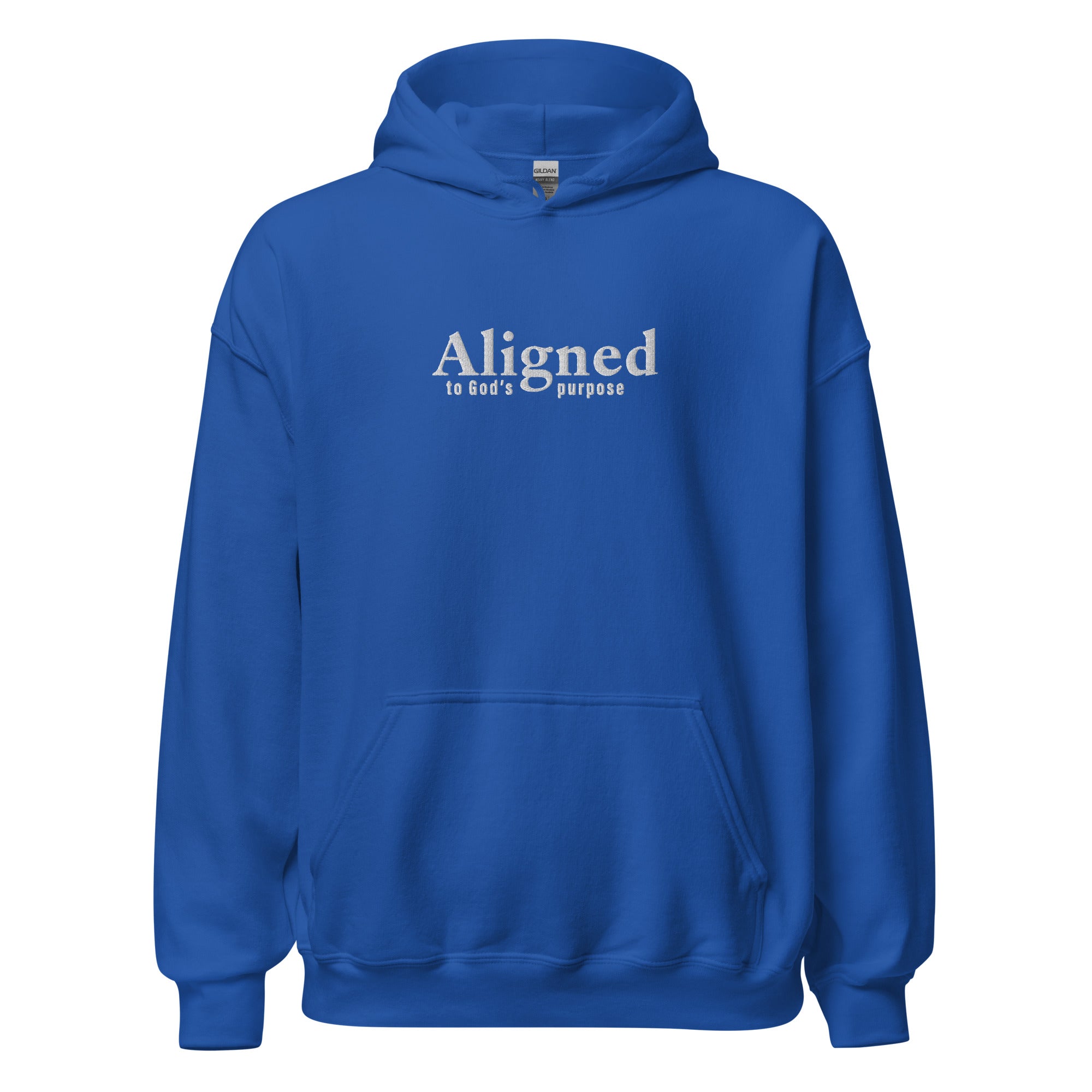 Aligned (to God's Purpose) Embroidered Hoodie