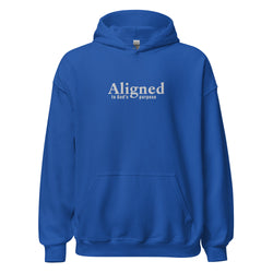 Image of Aligned (to God's Purpose) Embroidered Hoodie