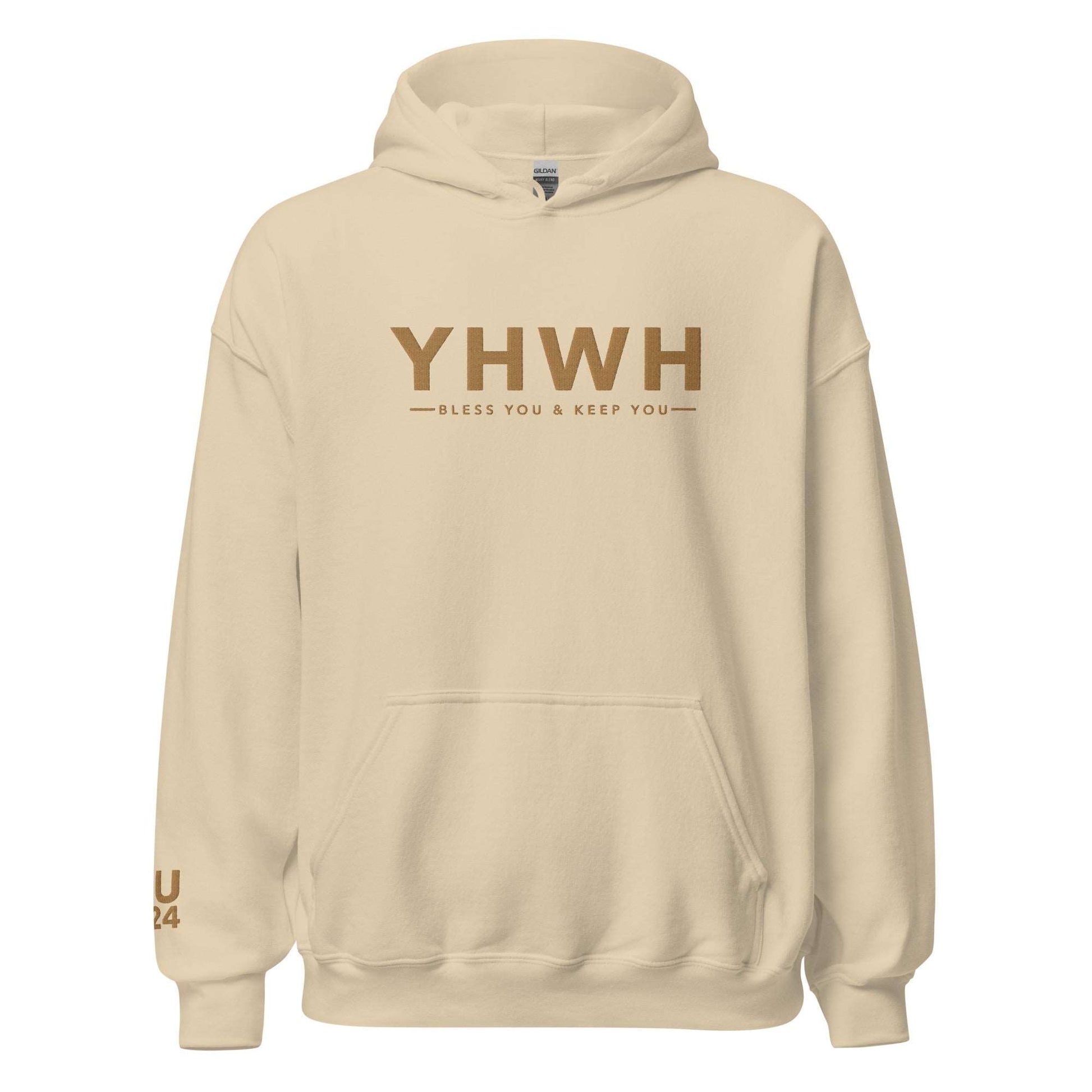 YHWH Bless You and Keep You Embroidered Hoodie