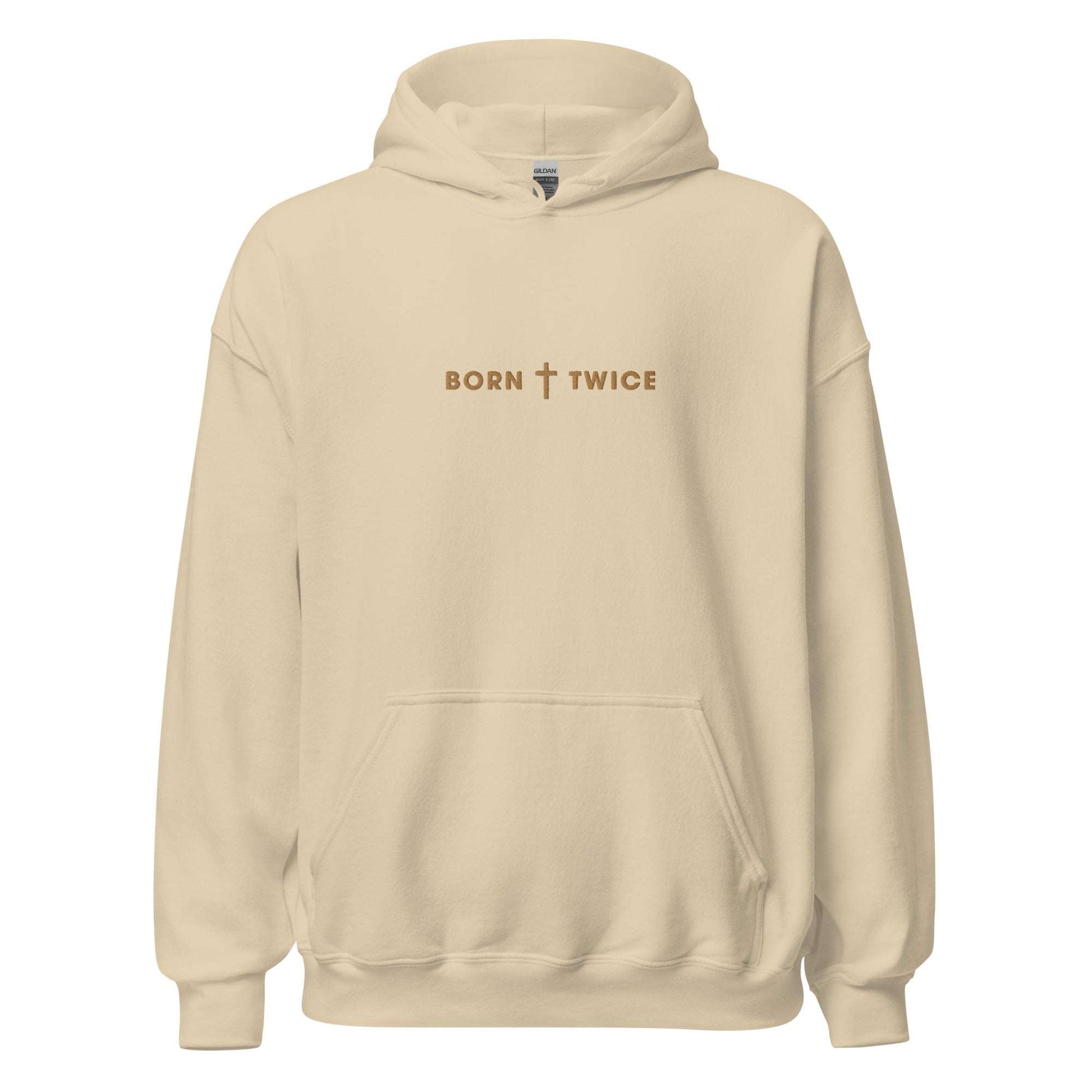 Born Twice Embroidered Hoodie