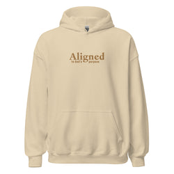 Image of Aligned (to God's Purpose) Embroidered Hoodie