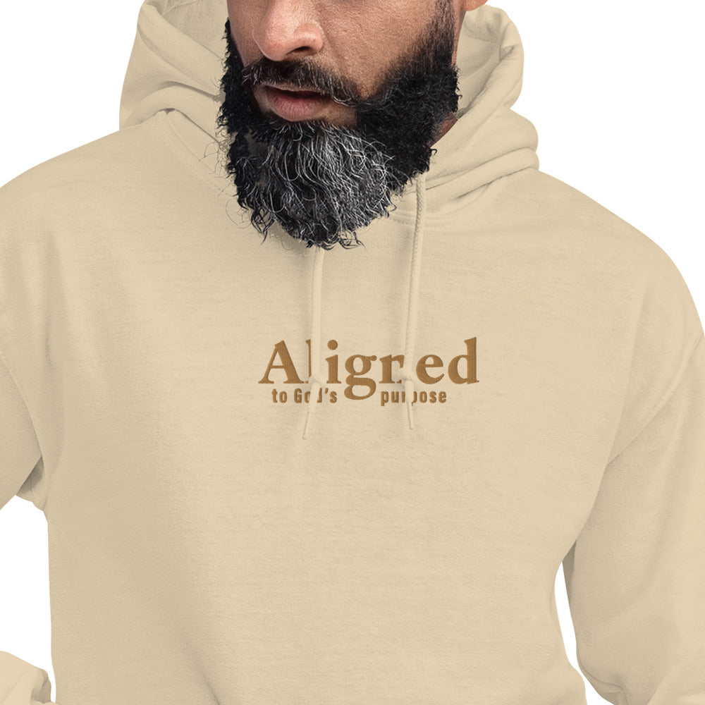 Aligned (to God's Purpose) Embroidered Hoodie