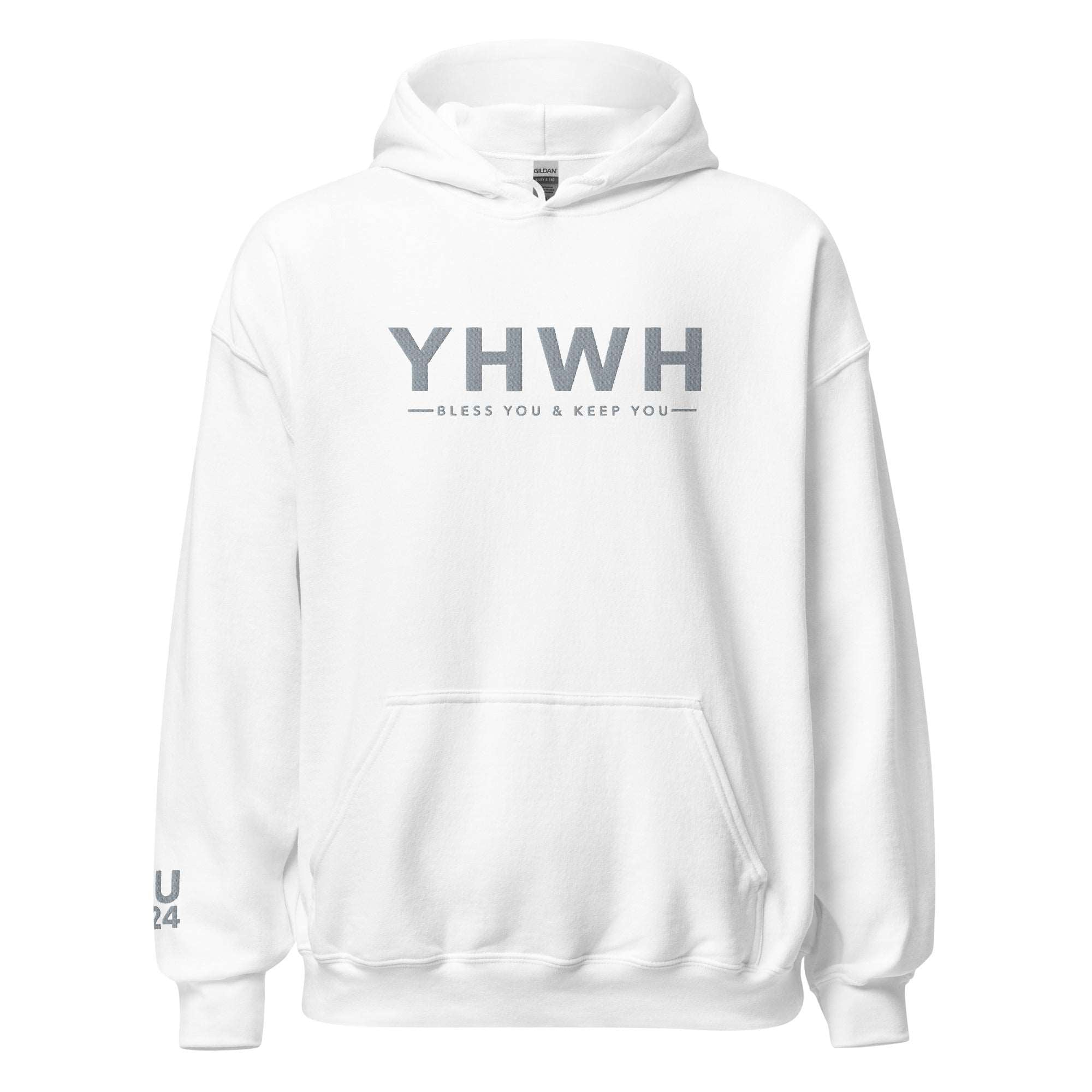 YHWH Bless You and Keep You Embroidered Hoodie