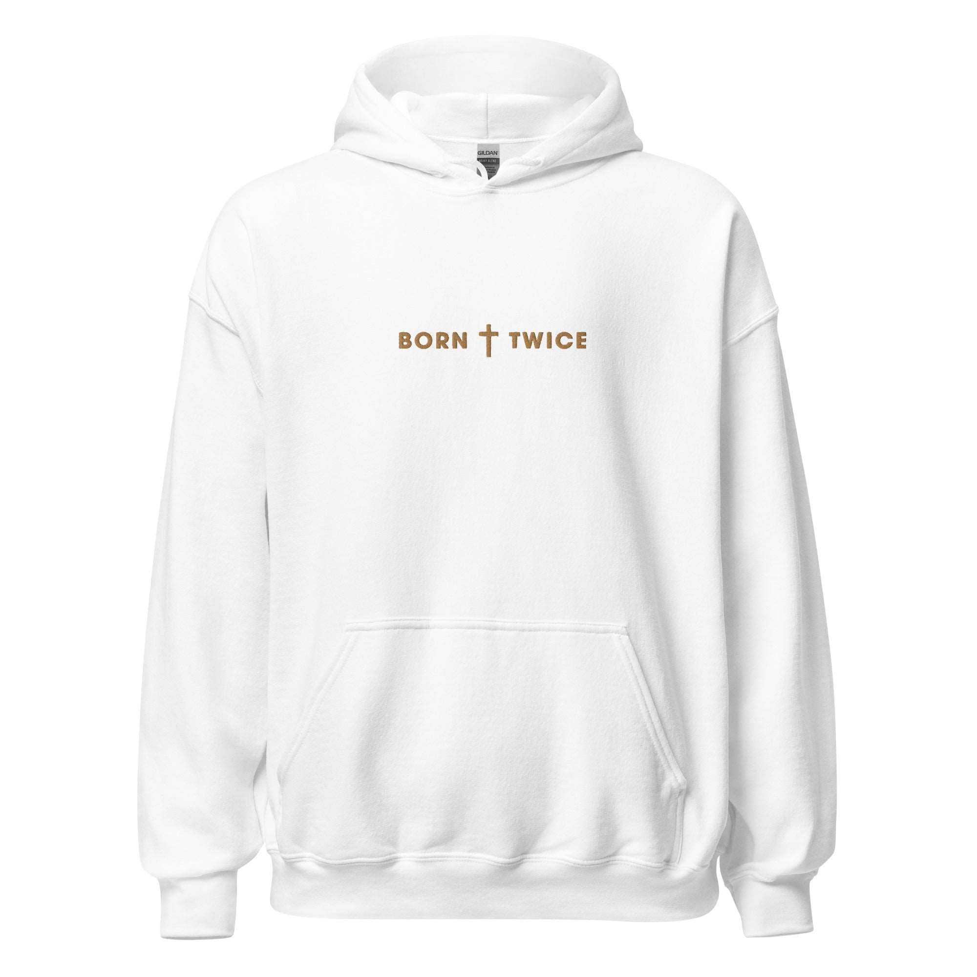 Born Twice Embroidered Hoodie