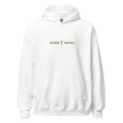 Image of Born Twice Embroidered Hoodie