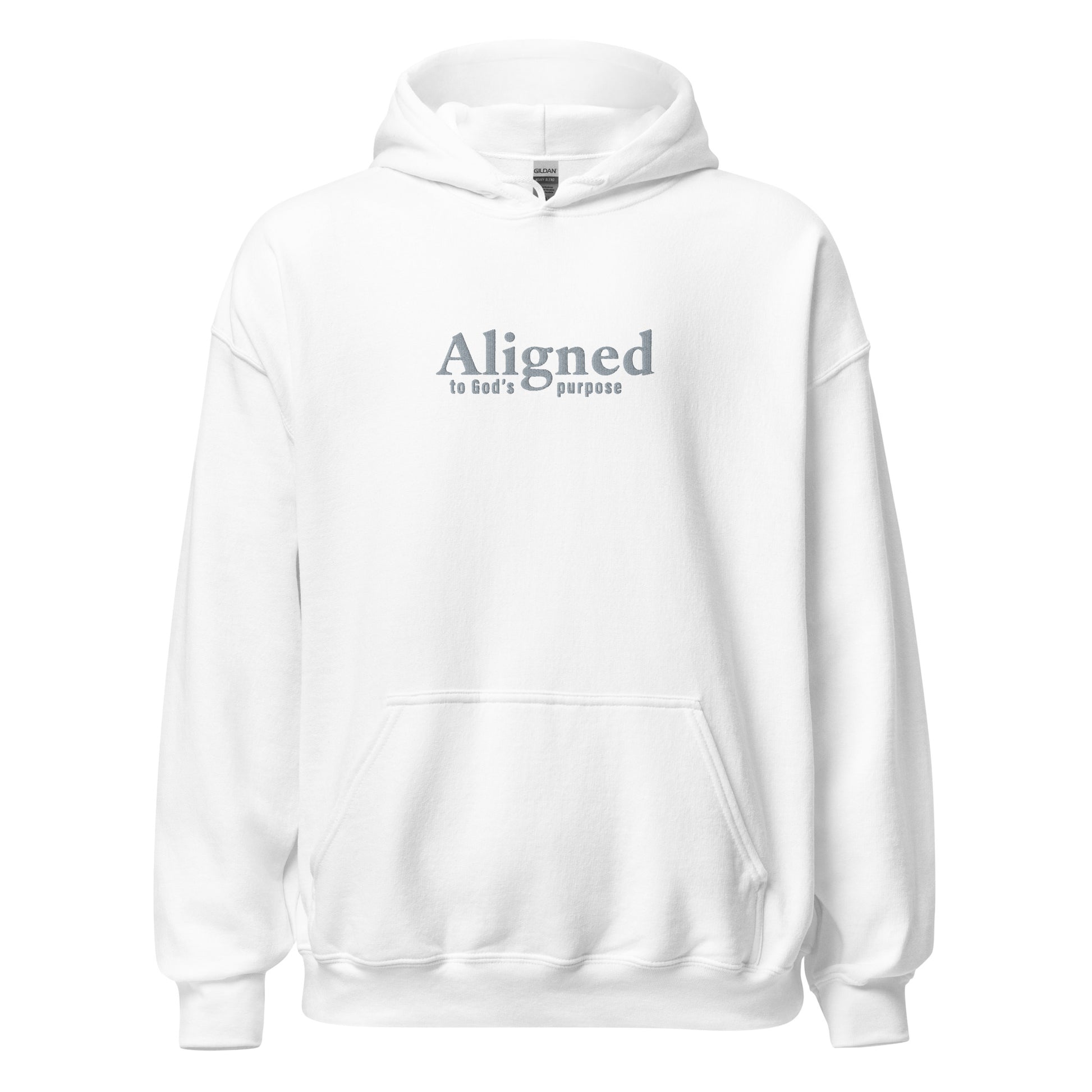 Aligned (to God's Purpose) Embroidered Hoodie