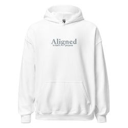 Image of Aligned (to God's Purpose) Embroidered Hoodie