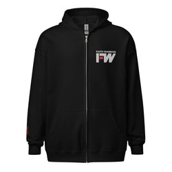 Image of Faith Warrior Embroidered Zip Hoodie