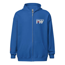 Image of Faith Warrior Embroidered Zip Hoodie