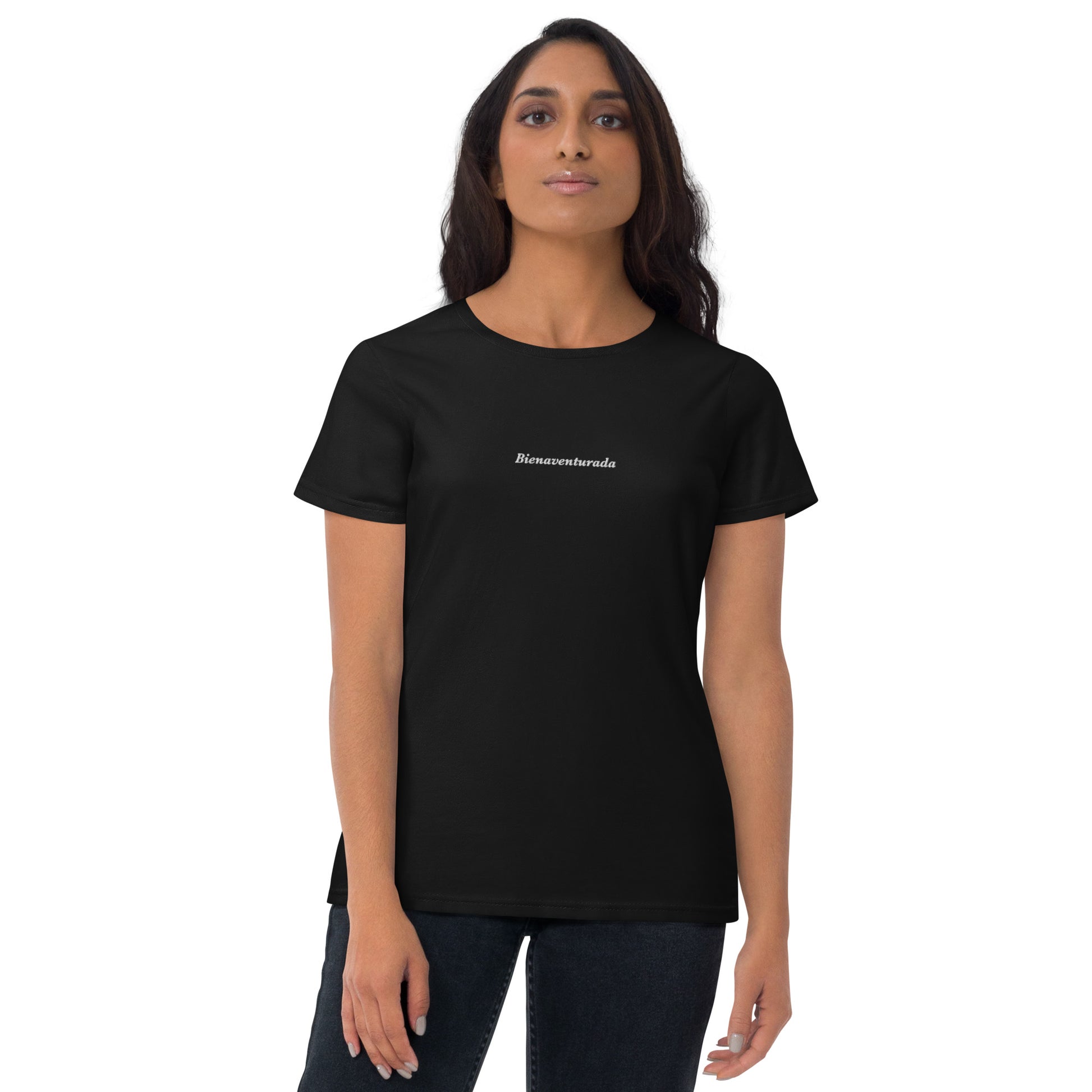 "Bienaventurada" Bordado - Women's Short Sleeve T-shirt