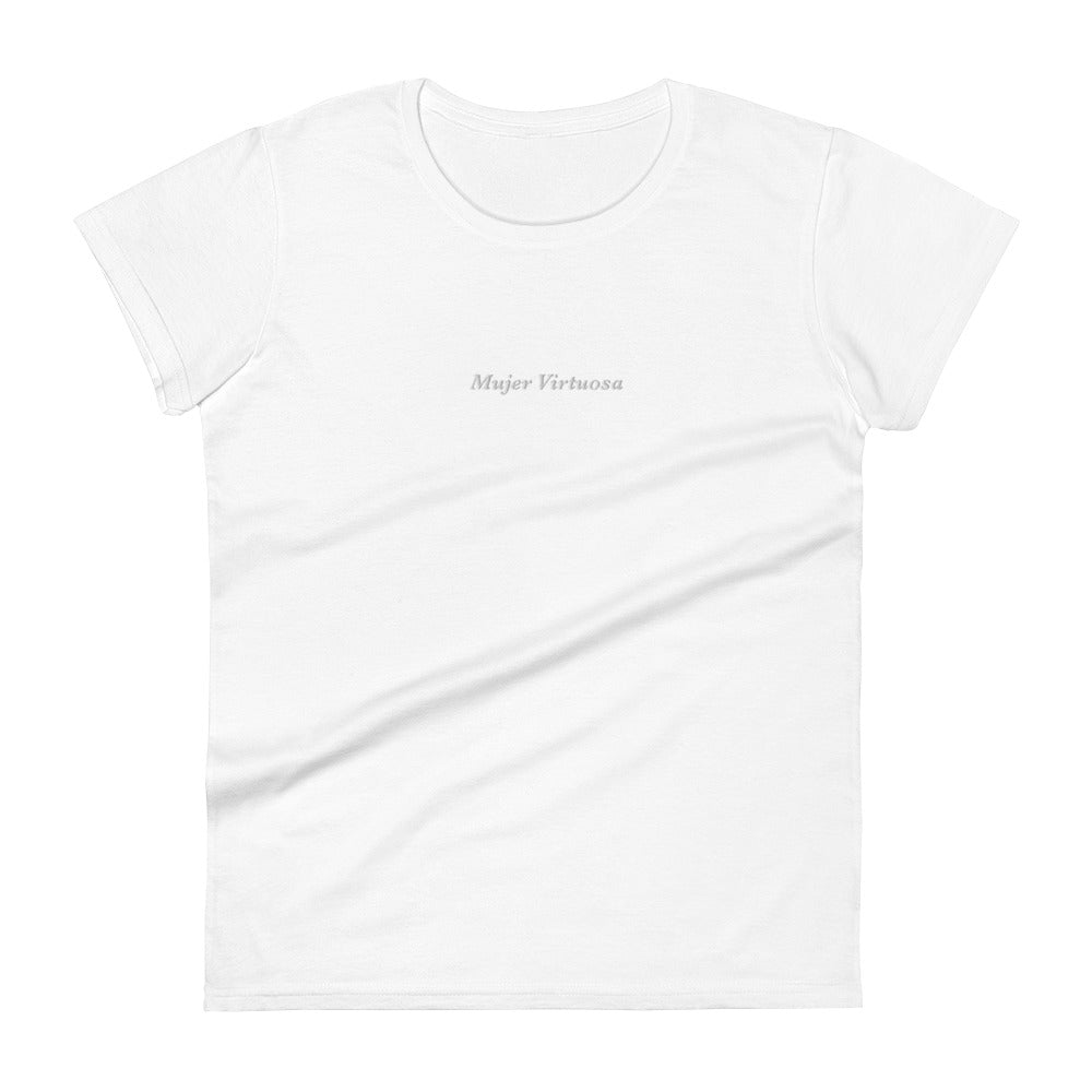 "Mujer Virtuosa" Bordado - Women's Short Sleeve T-shirt