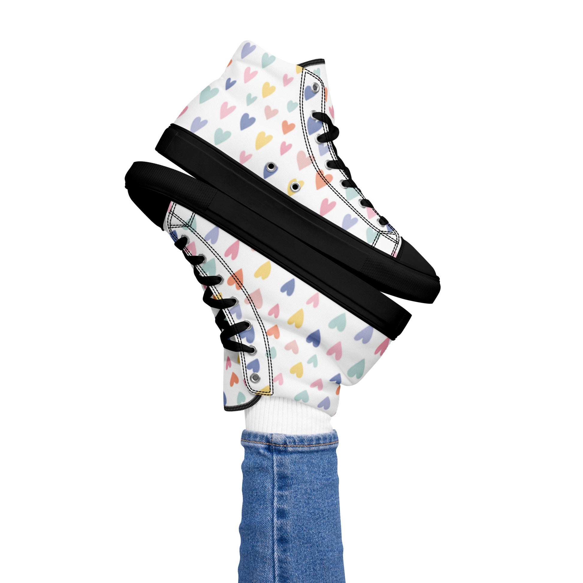 " Heartfelt" Women’s High Top Canvas