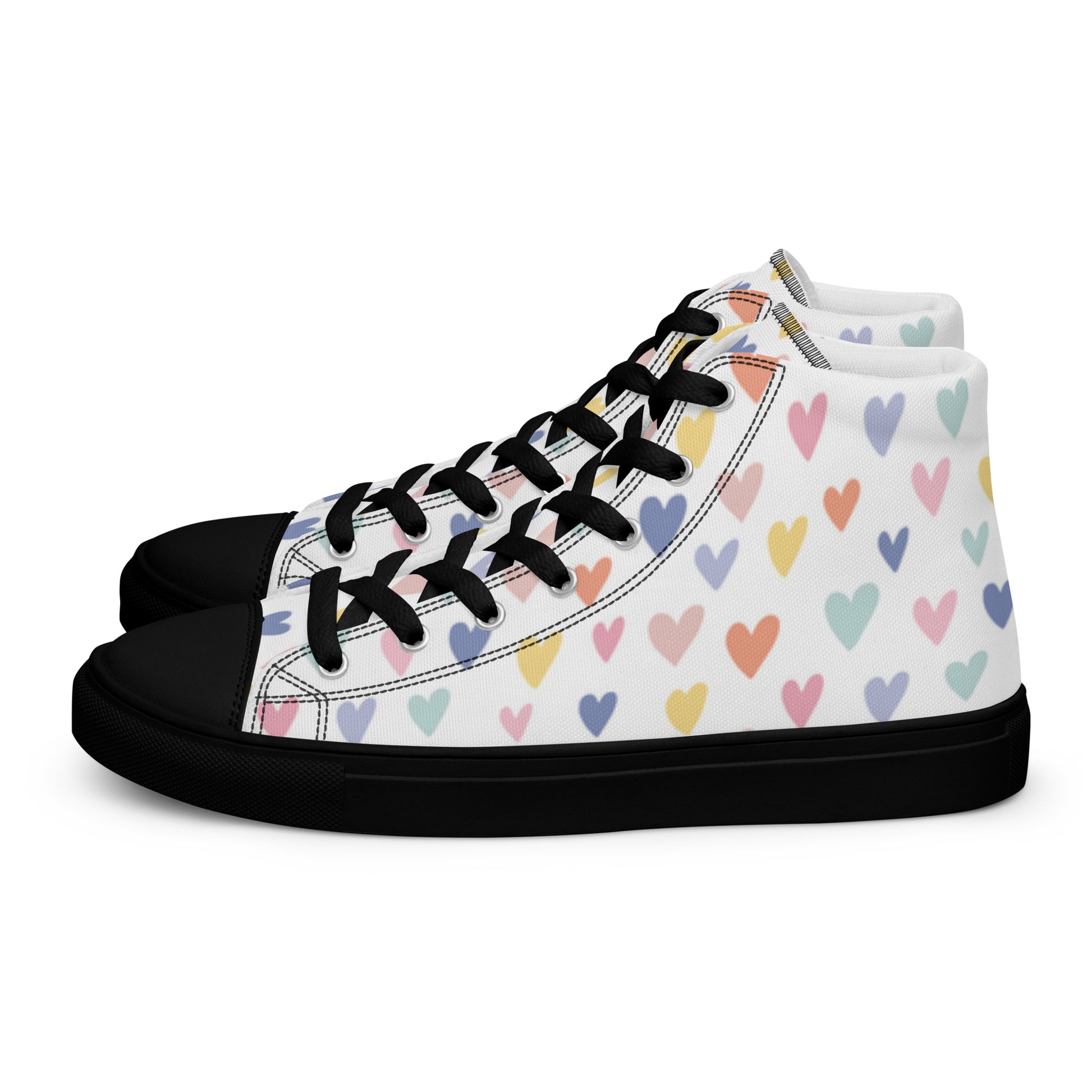 " Heartfelt" Women’s High Top Canvas