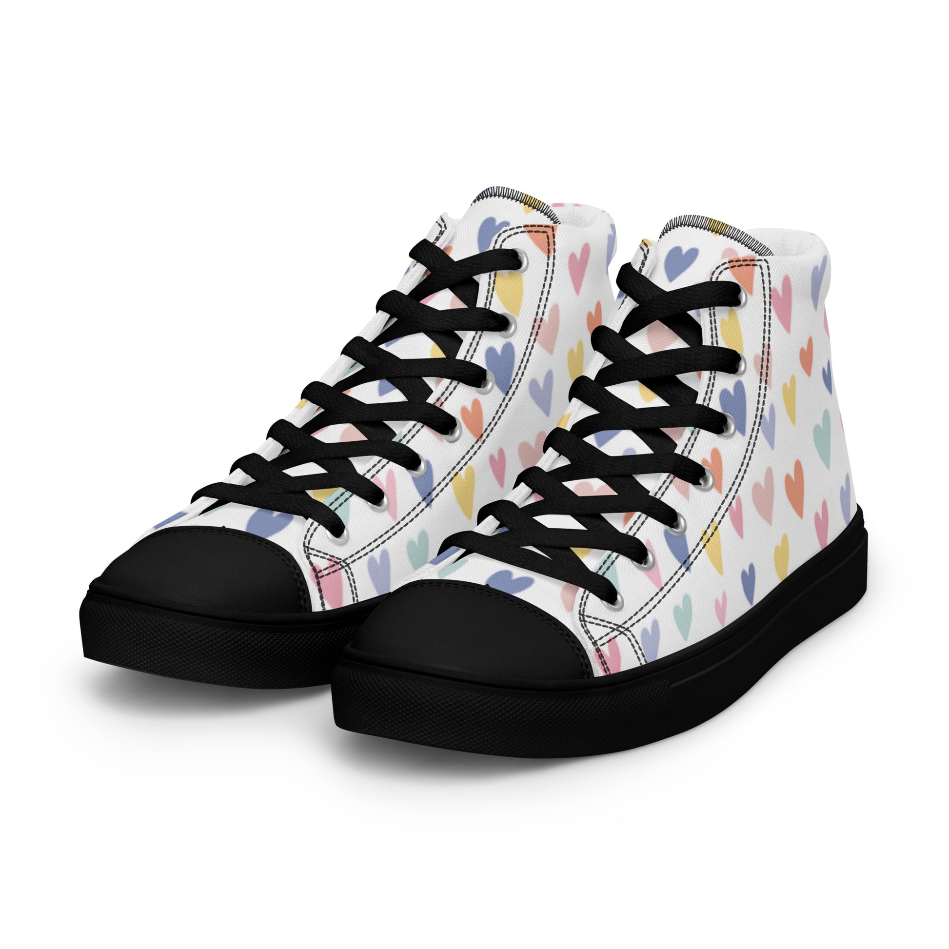 " Heartfelt" Women’s High Top Canvas