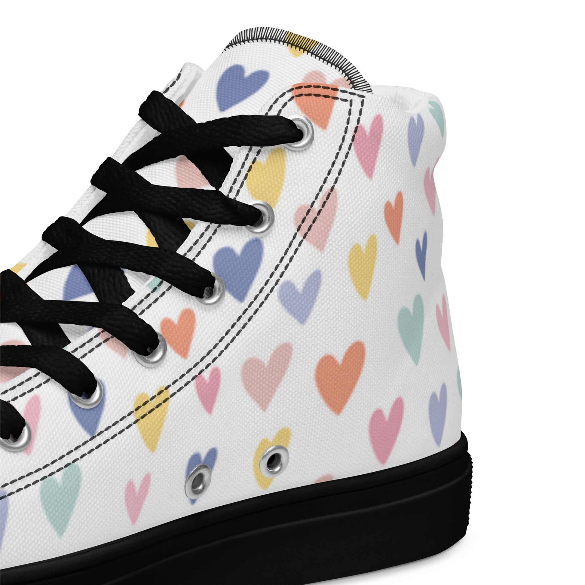 " Heartfelt" Women’s High Top Canvas