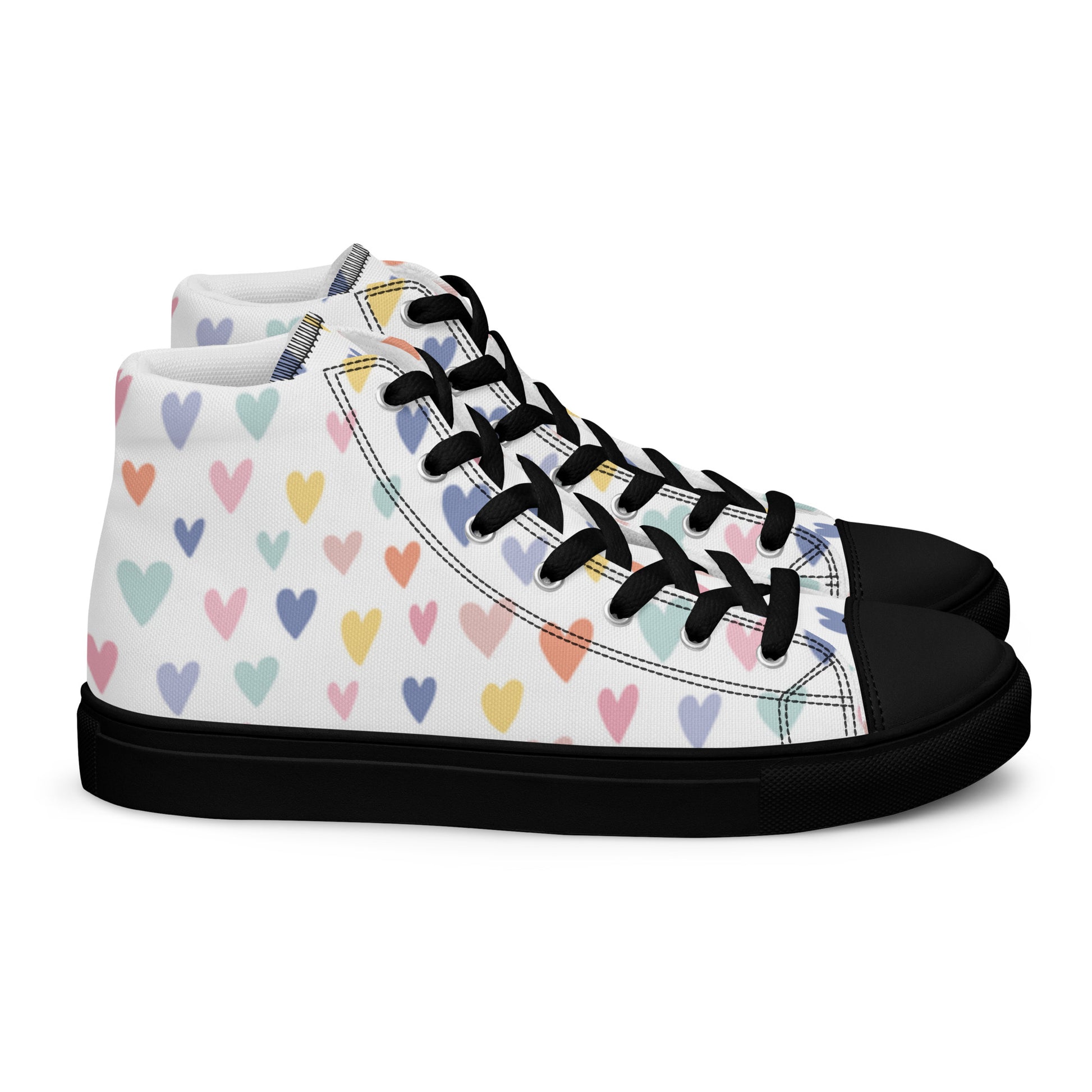 " Heartfelt" Women’s High Top Canvas