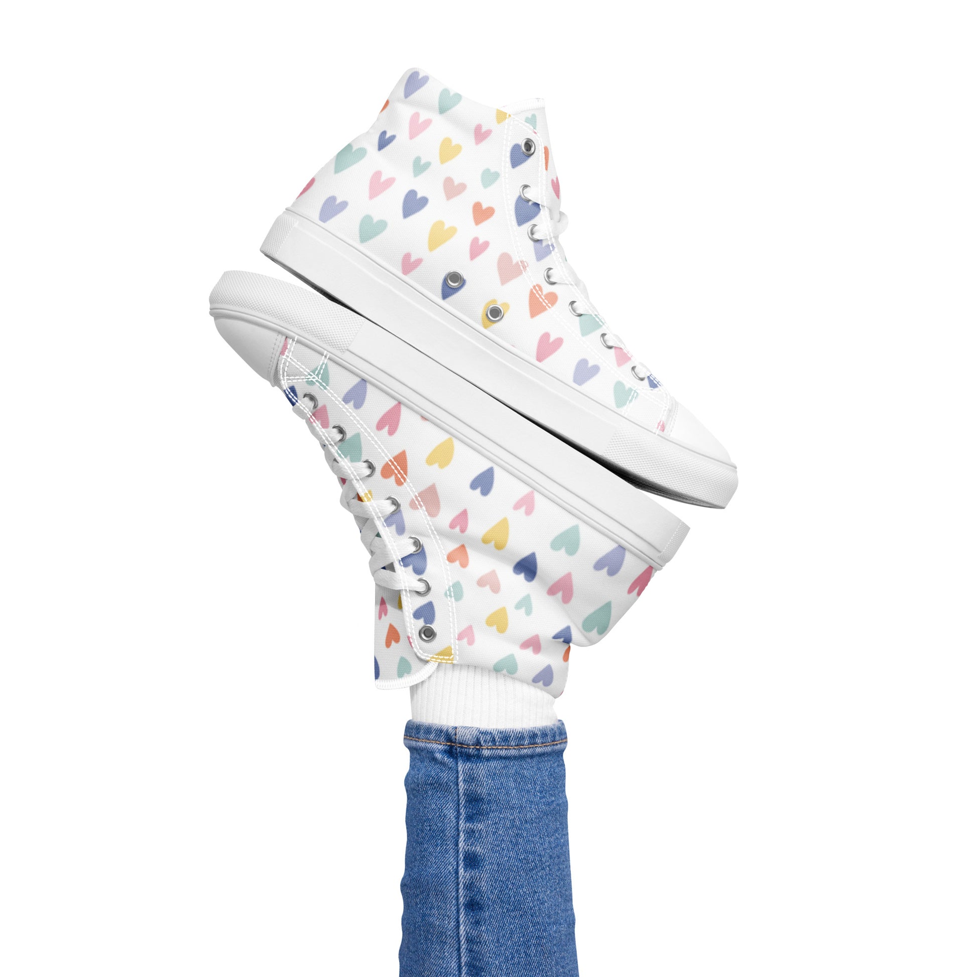 " Heartfelt" Women’s High Top Canvas