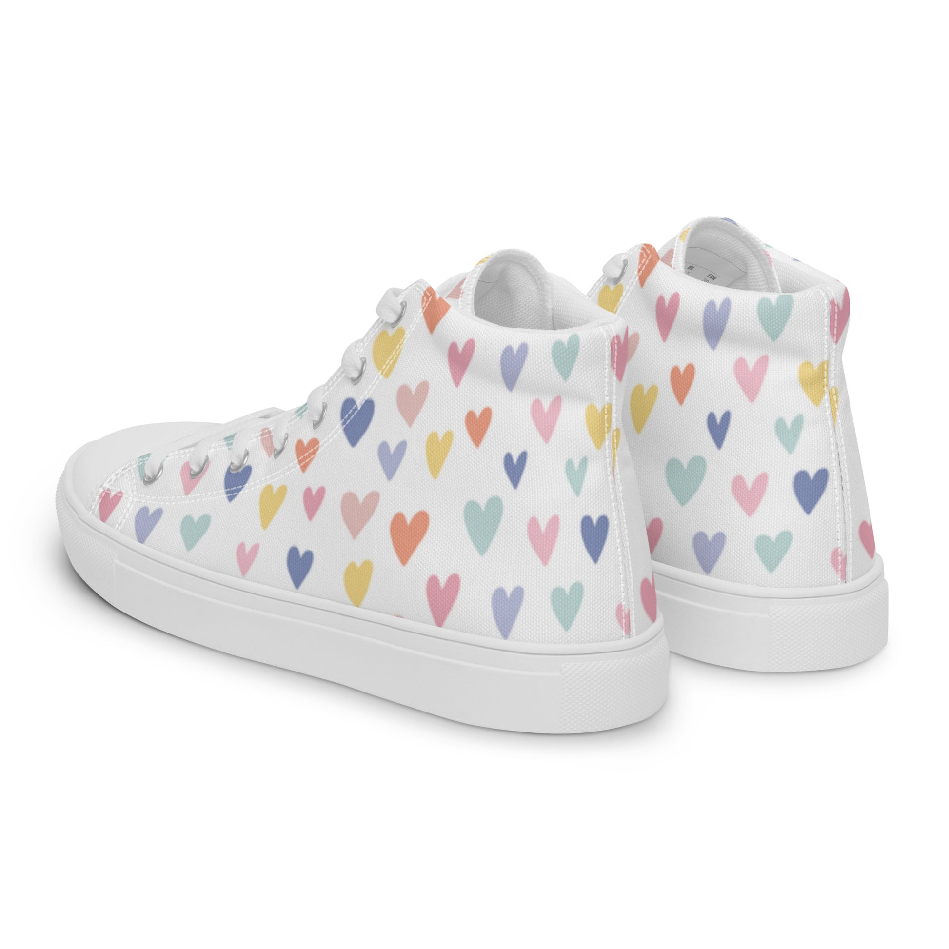 " Heartfelt" Women’s High Top Canvas