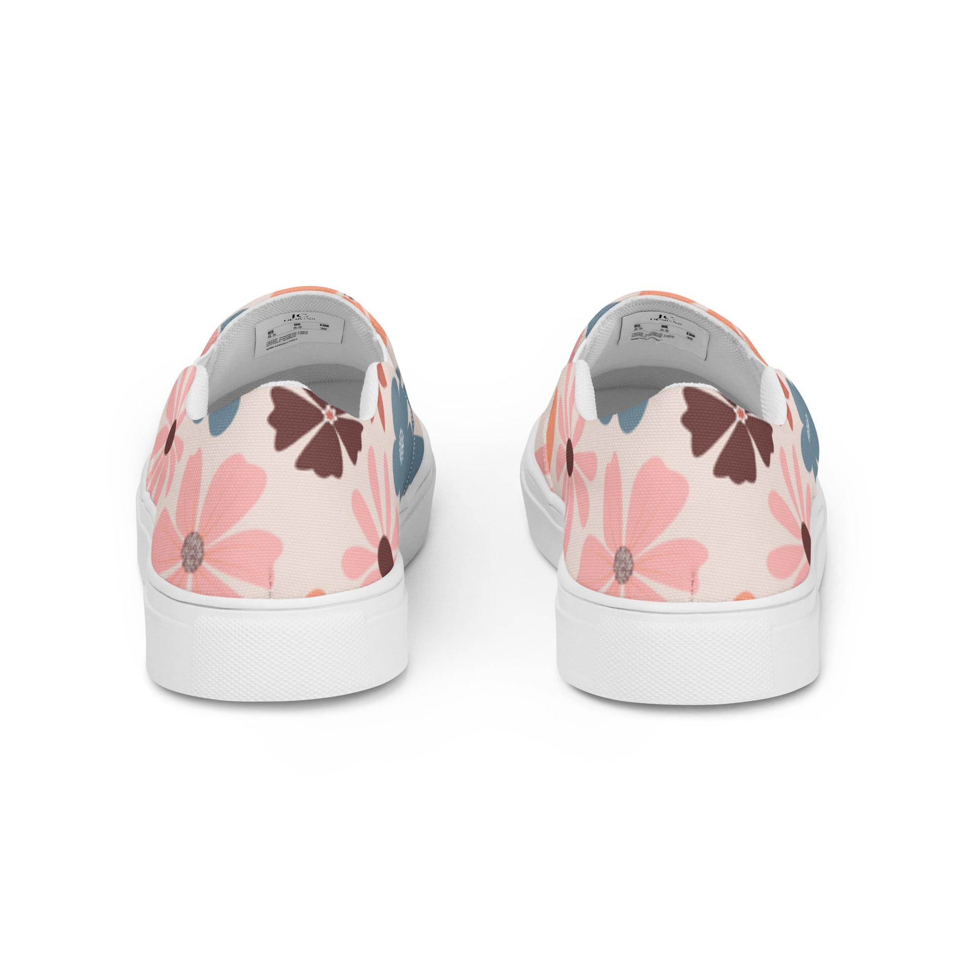 "Flowery Scene" Women’s Slip-On Canvas