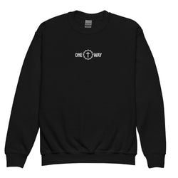 Image of One Way Embroidered Youth Sweatshirt