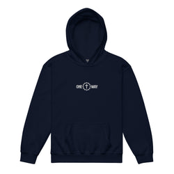 Image of One Way Embroidered Youth Hoodie